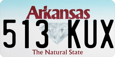 AR license plate 513KUX