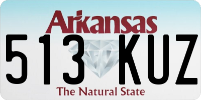 AR license plate 513KUZ