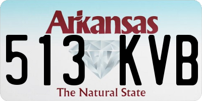 AR license plate 513KVB