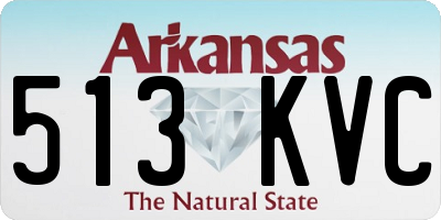 AR license plate 513KVC