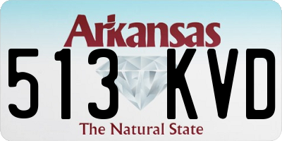AR license plate 513KVD