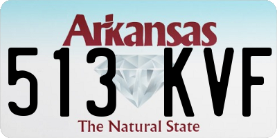AR license plate 513KVF