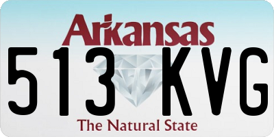 AR license plate 513KVG
