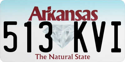 AR license plate 513KVI