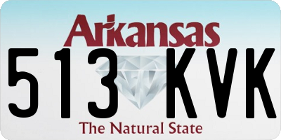 AR license plate 513KVK