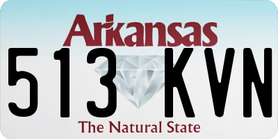 AR license plate 513KVN