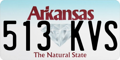 AR license plate 513KVS