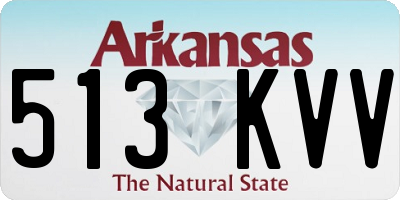 AR license plate 513KVV