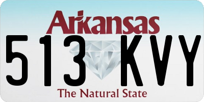 AR license plate 513KVY