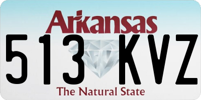 AR license plate 513KVZ