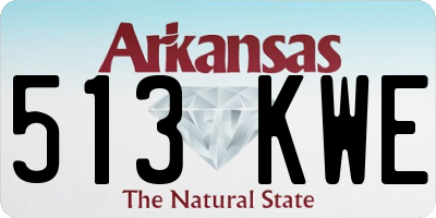 AR license plate 513KWE