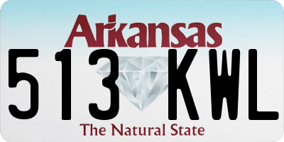 AR license plate 513KWL