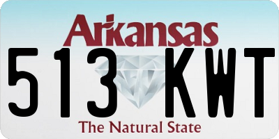 AR license plate 513KWT