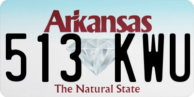 AR license plate 513KWU