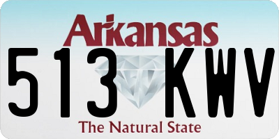 AR license plate 513KWV