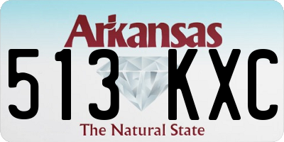 AR license plate 513KXC