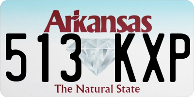 AR license plate 513KXP