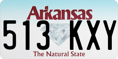 AR license plate 513KXY