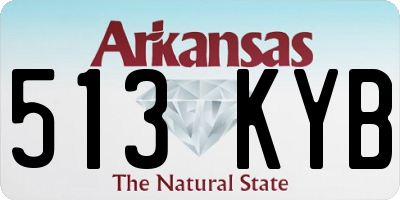 AR license plate 513KYB