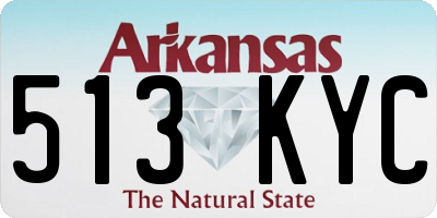 AR license plate 513KYC