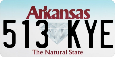 AR license plate 513KYE