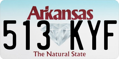 AR license plate 513KYF