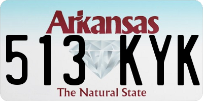 AR license plate 513KYK