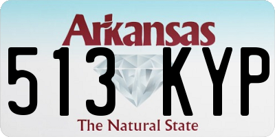 AR license plate 513KYP