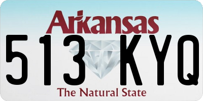 AR license plate 513KYQ