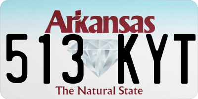 AR license plate 513KYT