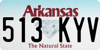 AR license plate 513KYV
