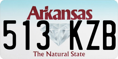 AR license plate 513KZB