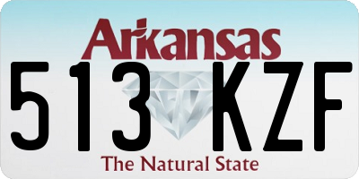AR license plate 513KZF