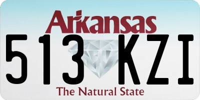 AR license plate 513KZI