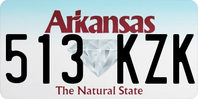 AR license plate 513KZK