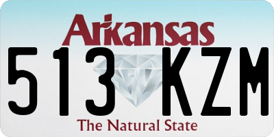 AR license plate 513KZM