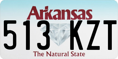 AR license plate 513KZT