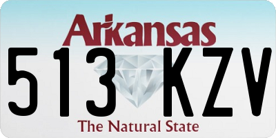 AR license plate 513KZV