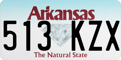 AR license plate 513KZX
