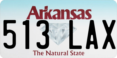 AR license plate 513LAX