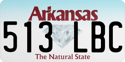 AR license plate 513LBC