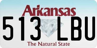 AR license plate 513LBU