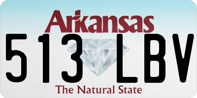 AR license plate 513LBV