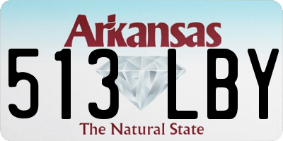 AR license plate 513LBY