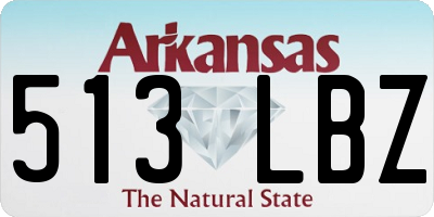 AR license plate 513LBZ