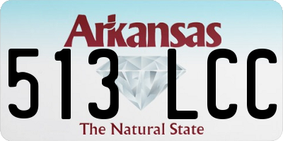 AR license plate 513LCC