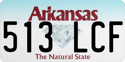 AR license plate 513LCF