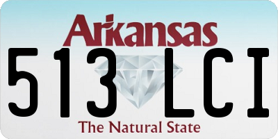 AR license plate 513LCI