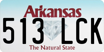 AR license plate 513LCK
