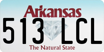 AR license plate 513LCL